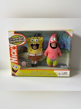 2004 Barbie Tommy & Kelly as SpongeBob SquarePants and Patrick Star